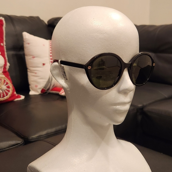 Gucci Round Sunglasses 55ml Black Gradient Wmns. NO CASE main image 4